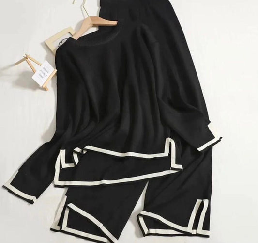 Black Turkish Winter Co-ord Set