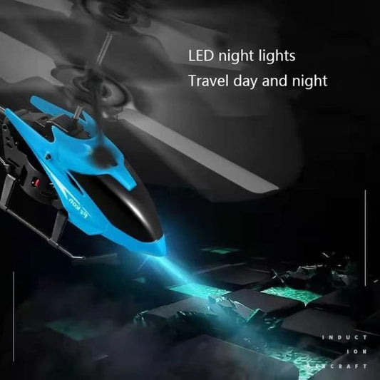 Rechargeable Flying Hand Sensor Control Helicopter | Sensing Flight With Lights, Remote-controlled Aircraft, Withstanding Impact And Playing(random Color)