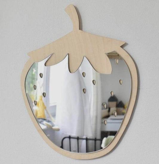 Cherry Shaped Acrylic Mirror – Kids Room Decoration