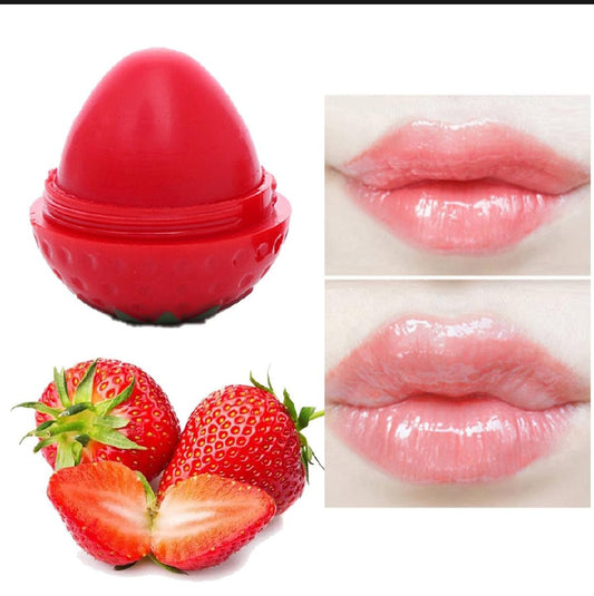 strawberry magir lipcare moisturizing lip balm