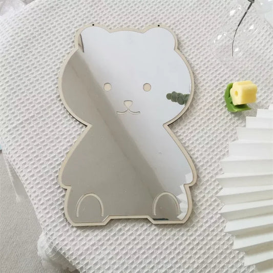 Bear Shaped Acrylic Mirror – Kids Room Decoration